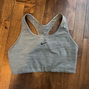 Nike Dri-Fit Sports Bra Gray Size Large